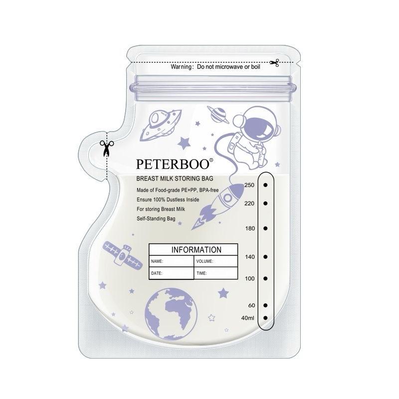 ថង់ស្តុកទឹកដោះ Peterboo UFO 250ml 8oz