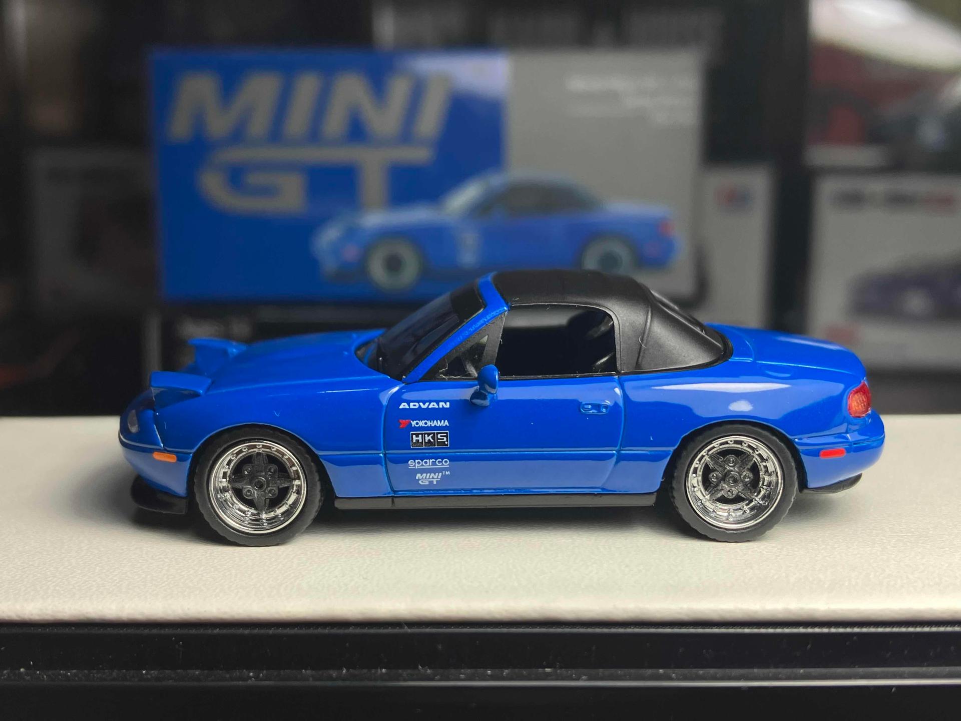 1/64 Mazda MX-5(NA) Tuned version Dark blue🔵