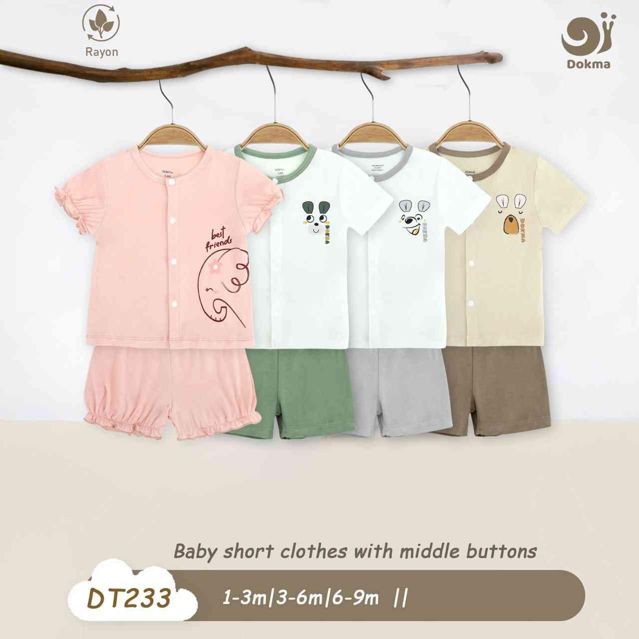 DT233 ឈុតដៃខ្លីជើងខ្លីឡេវកណ្តាល