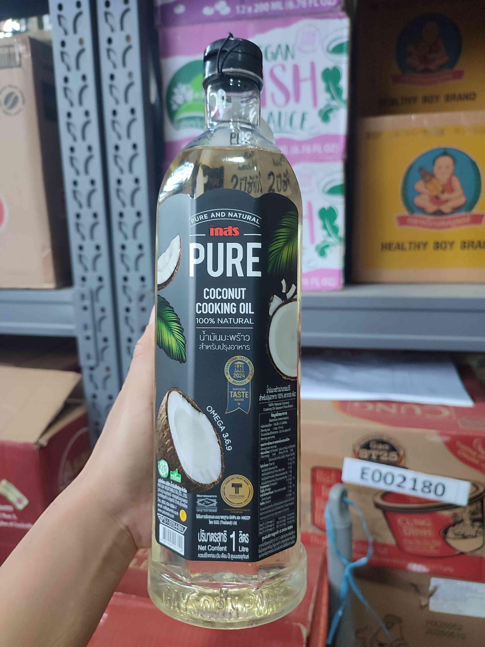Pure coconut cooking oils 1L