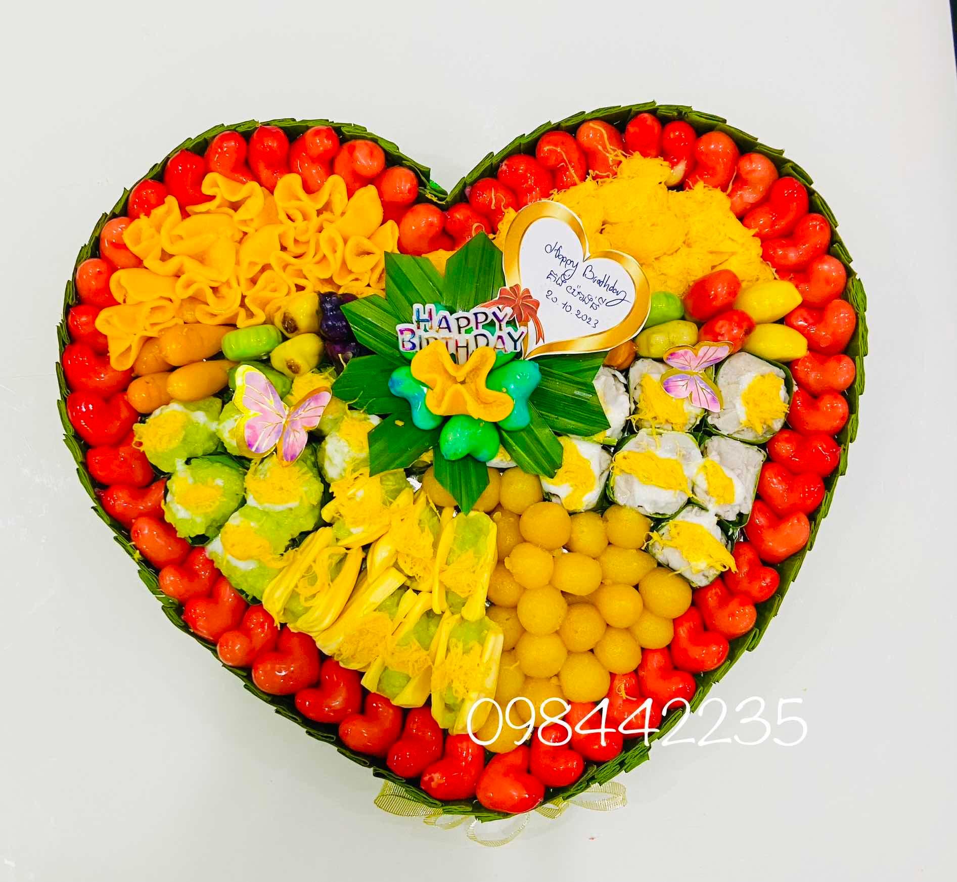 នំខេកខ្មែរ បេះដូង 