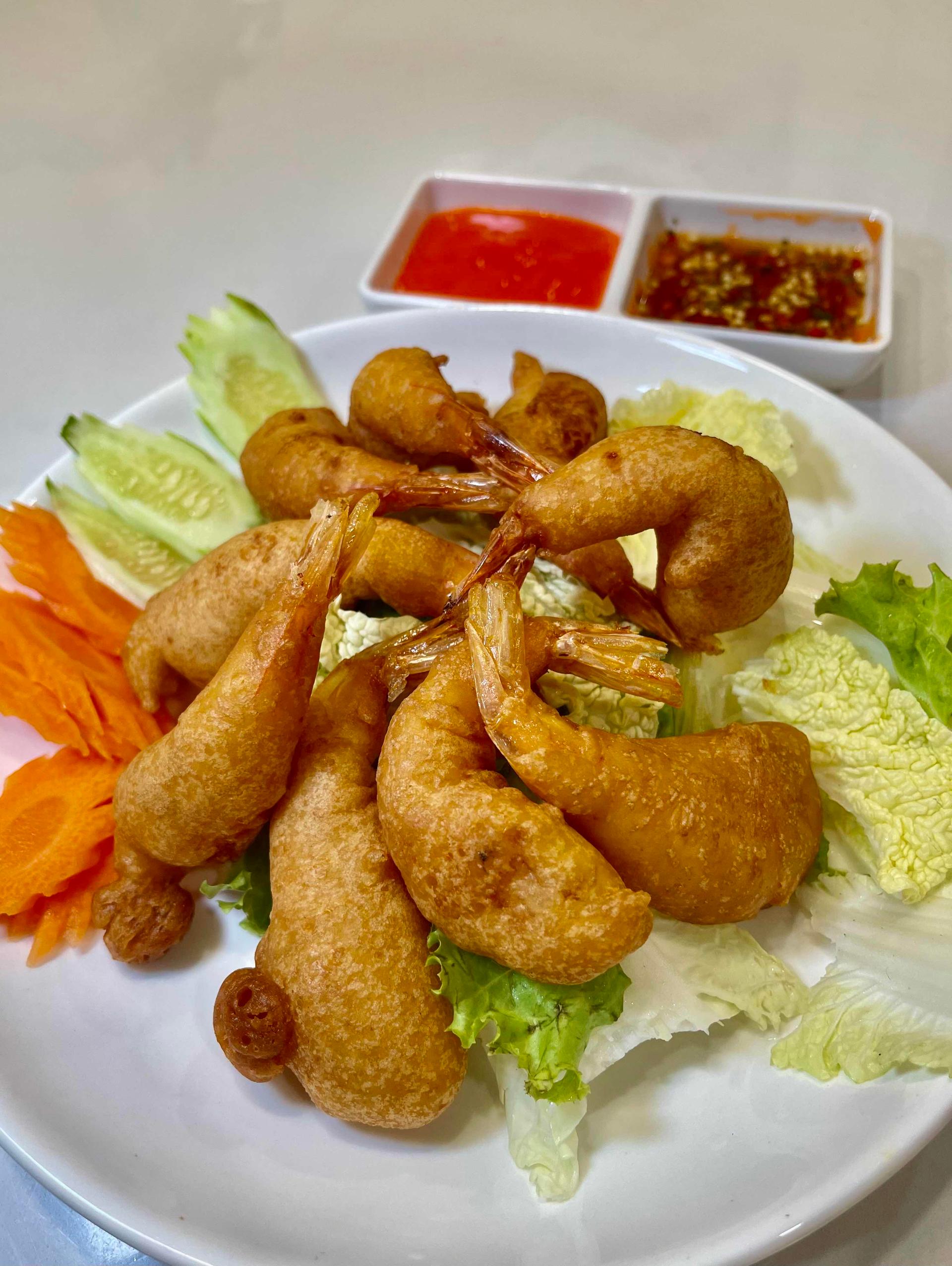 បង្គាបំពងខ្ទឹមស