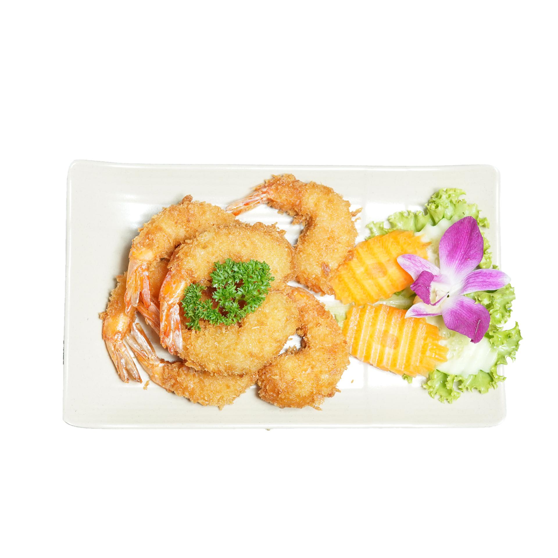 បង្គាបំពងម្សៅនំបុ័ង