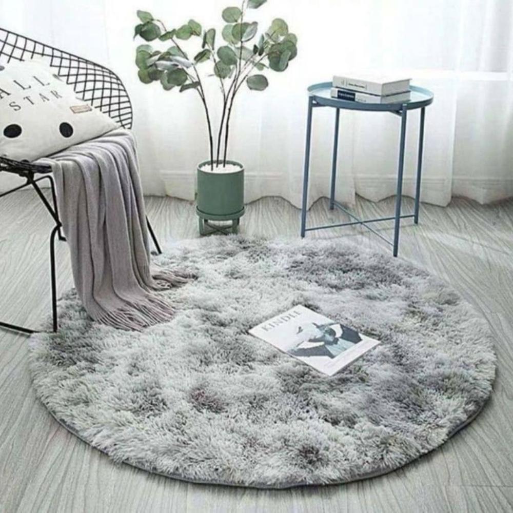 Round Fur Rug 006