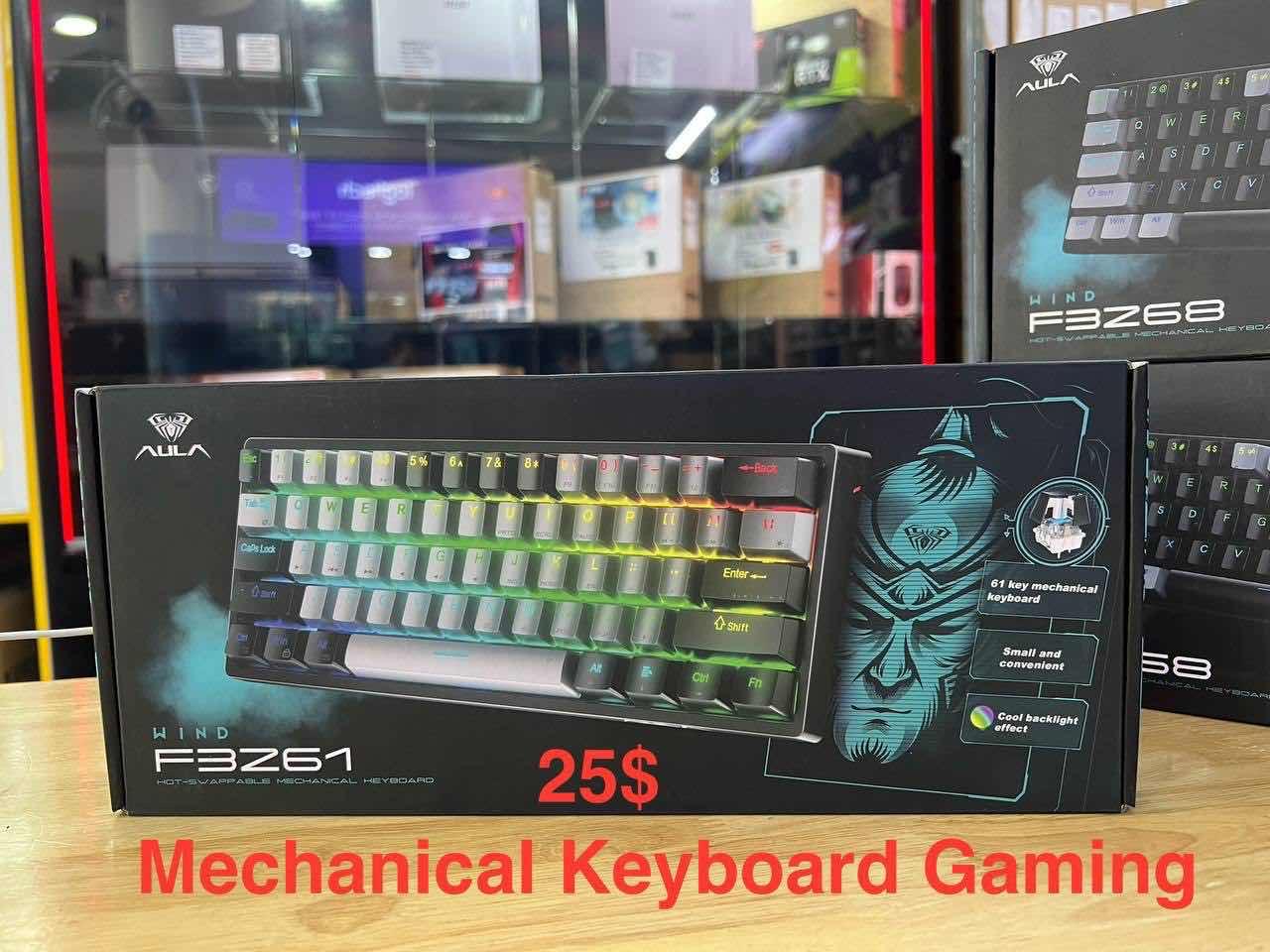 Mechanical Keybaord RGB USB 25$