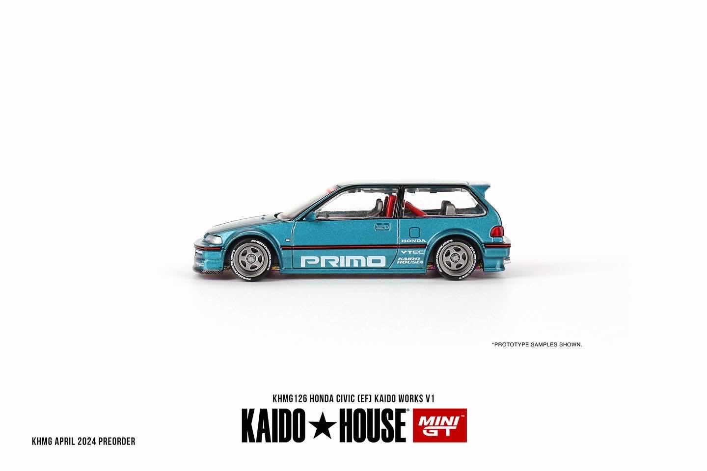 1/64 Honda civic (EF) Kaido work v1🔵