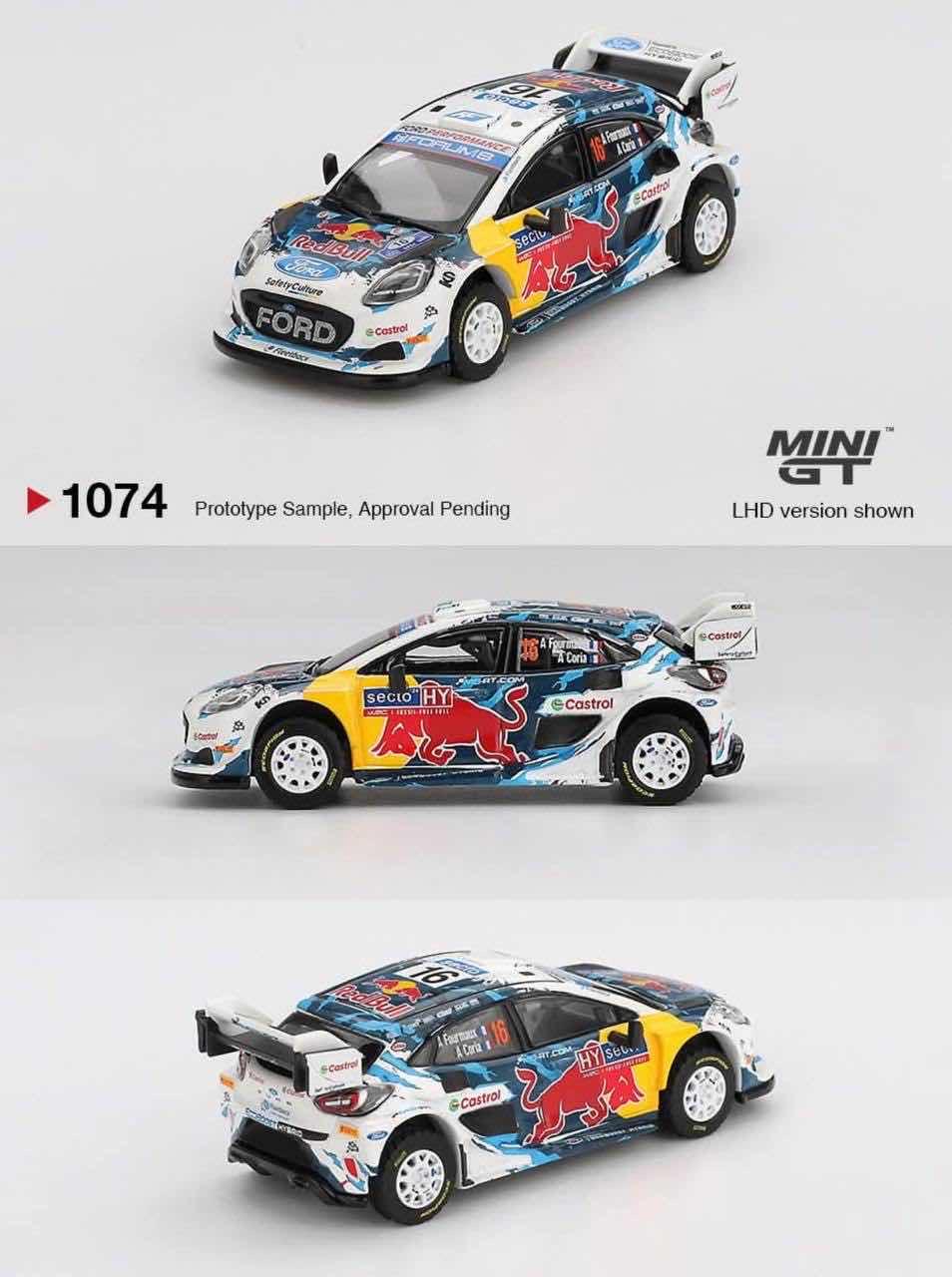 1/64Ford Puma Rally1 #16 M-Sport Ford WRT 2024 Rally Finland 3rd Place