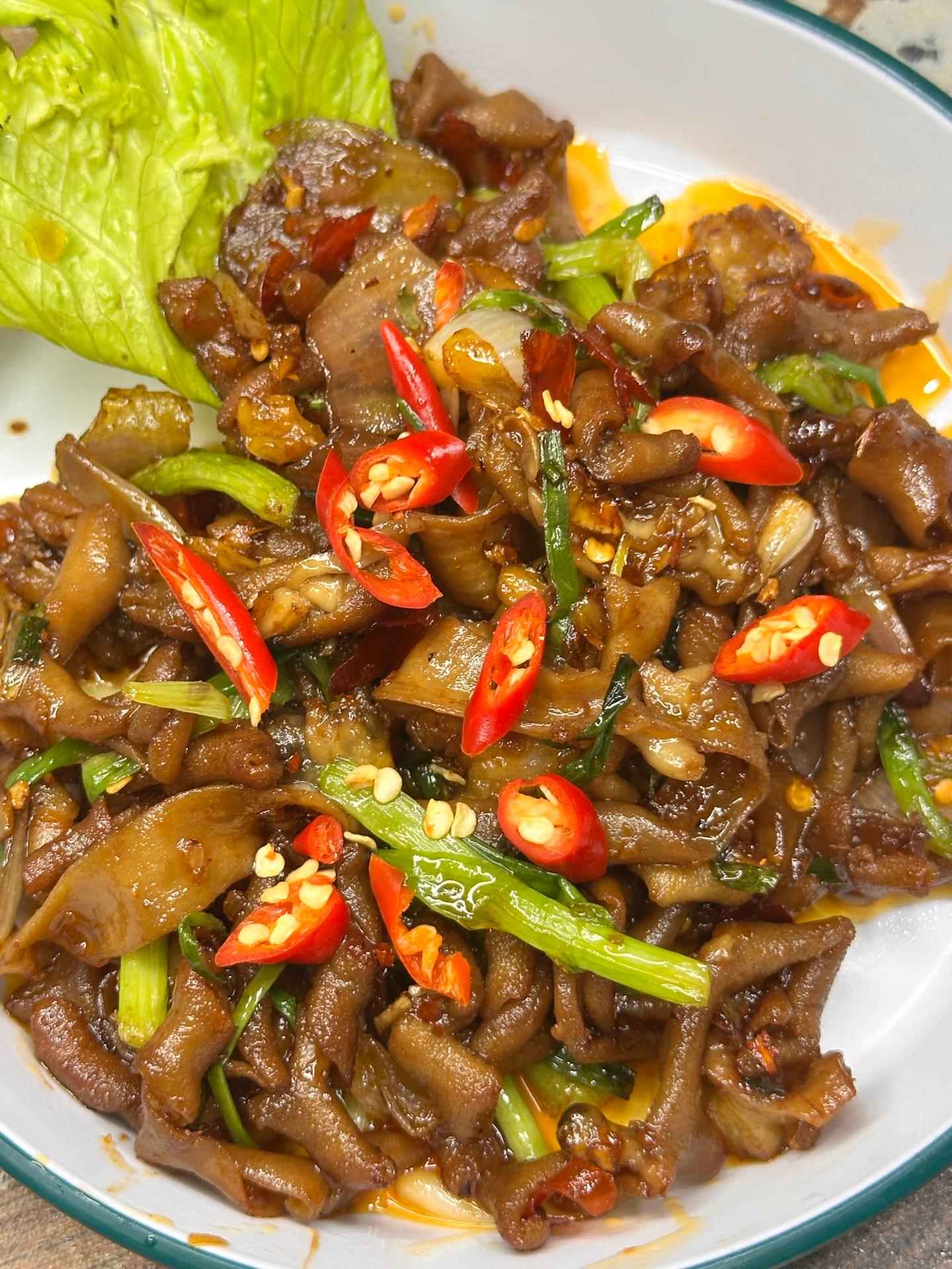 ពោះវៀនមាន់ លីងអំបិលម្ទេស , ពោះវៀនមាន់ ឆាម្រេអព្រៅ