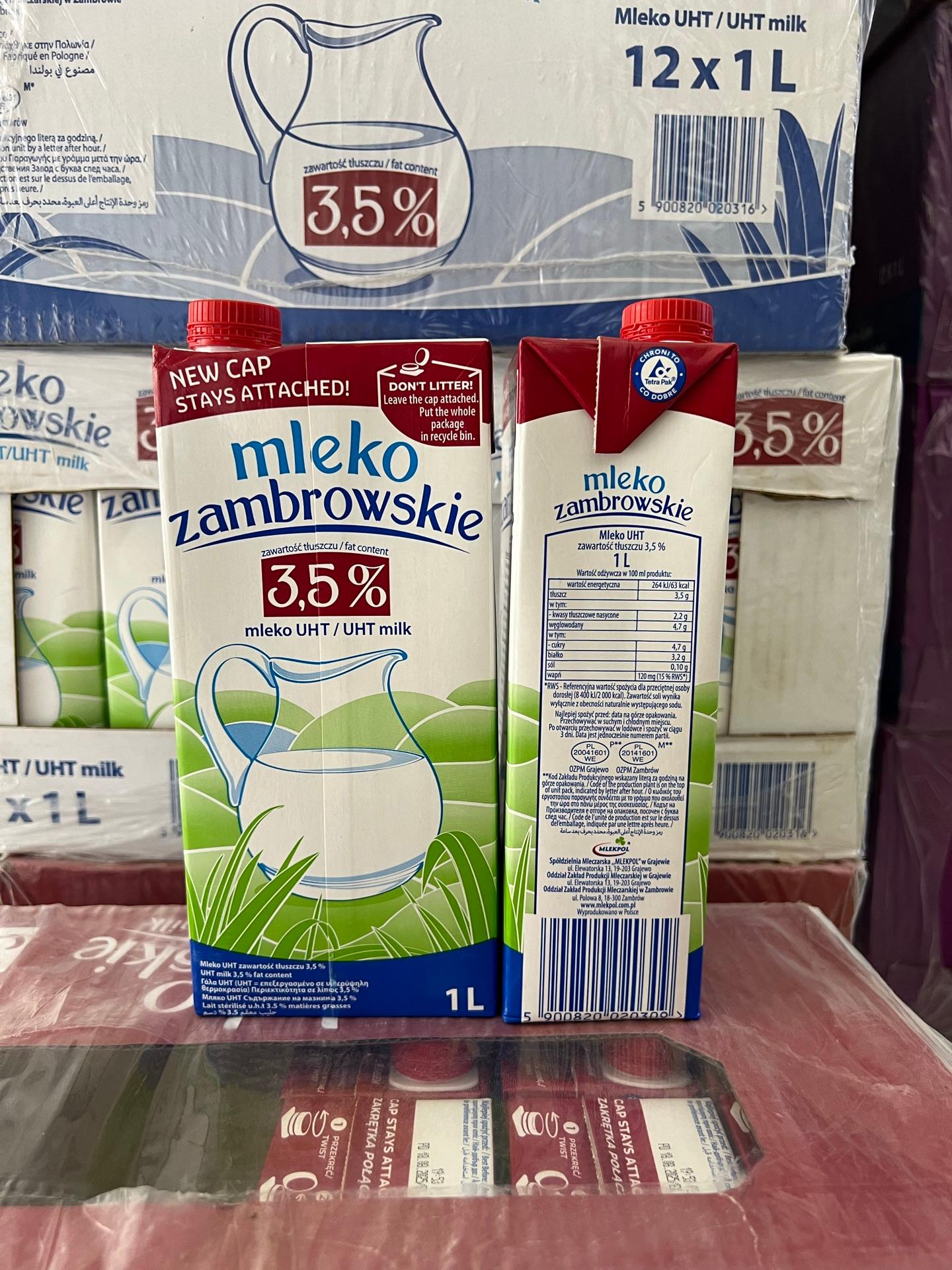 ទឹកដោះគោស្រស់ Mleko Zanbrowskie