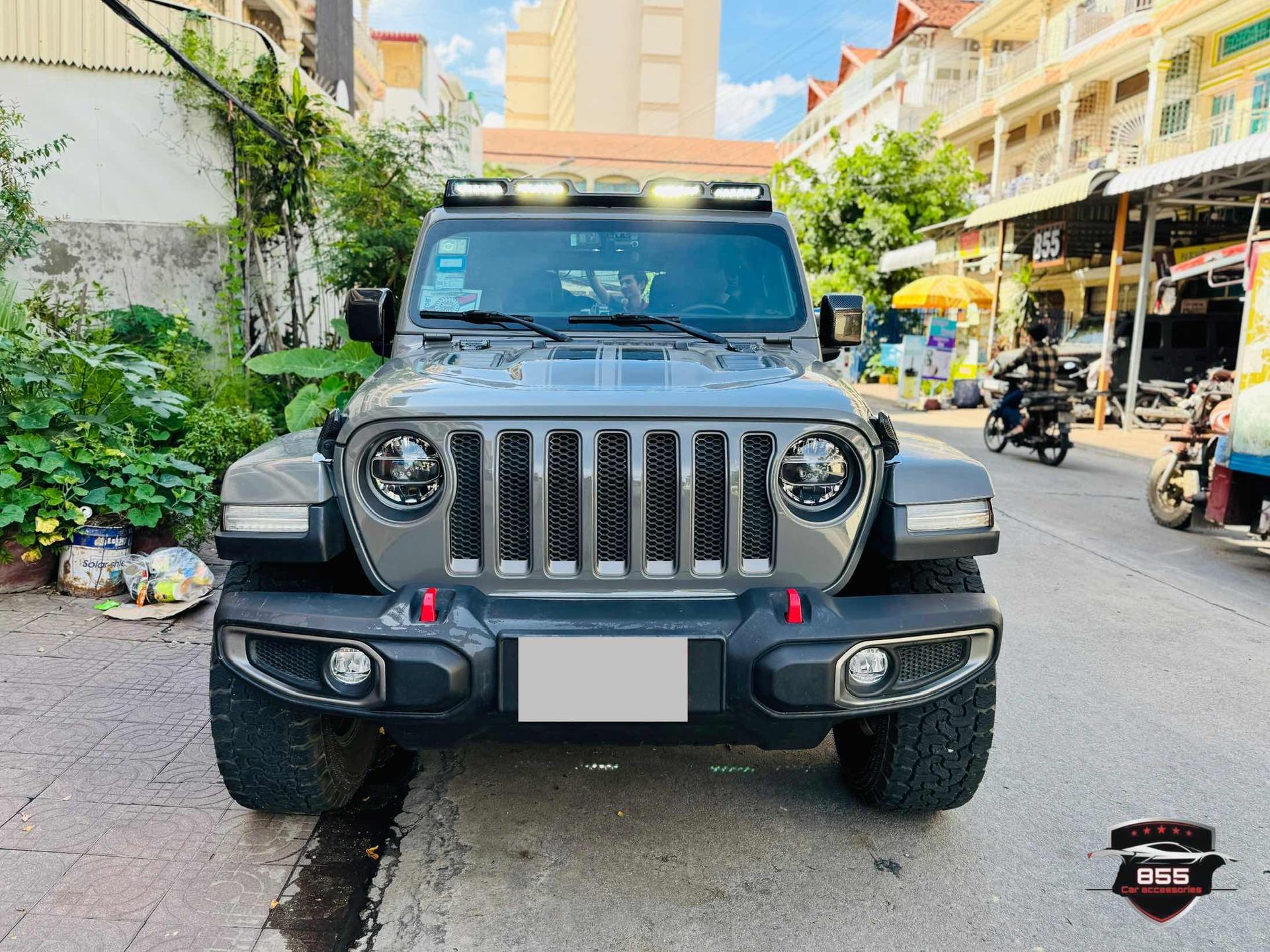 Spoiler ភ្លើងមុខ ភ្លើង 4 សំរាប់ Jeep 2018+