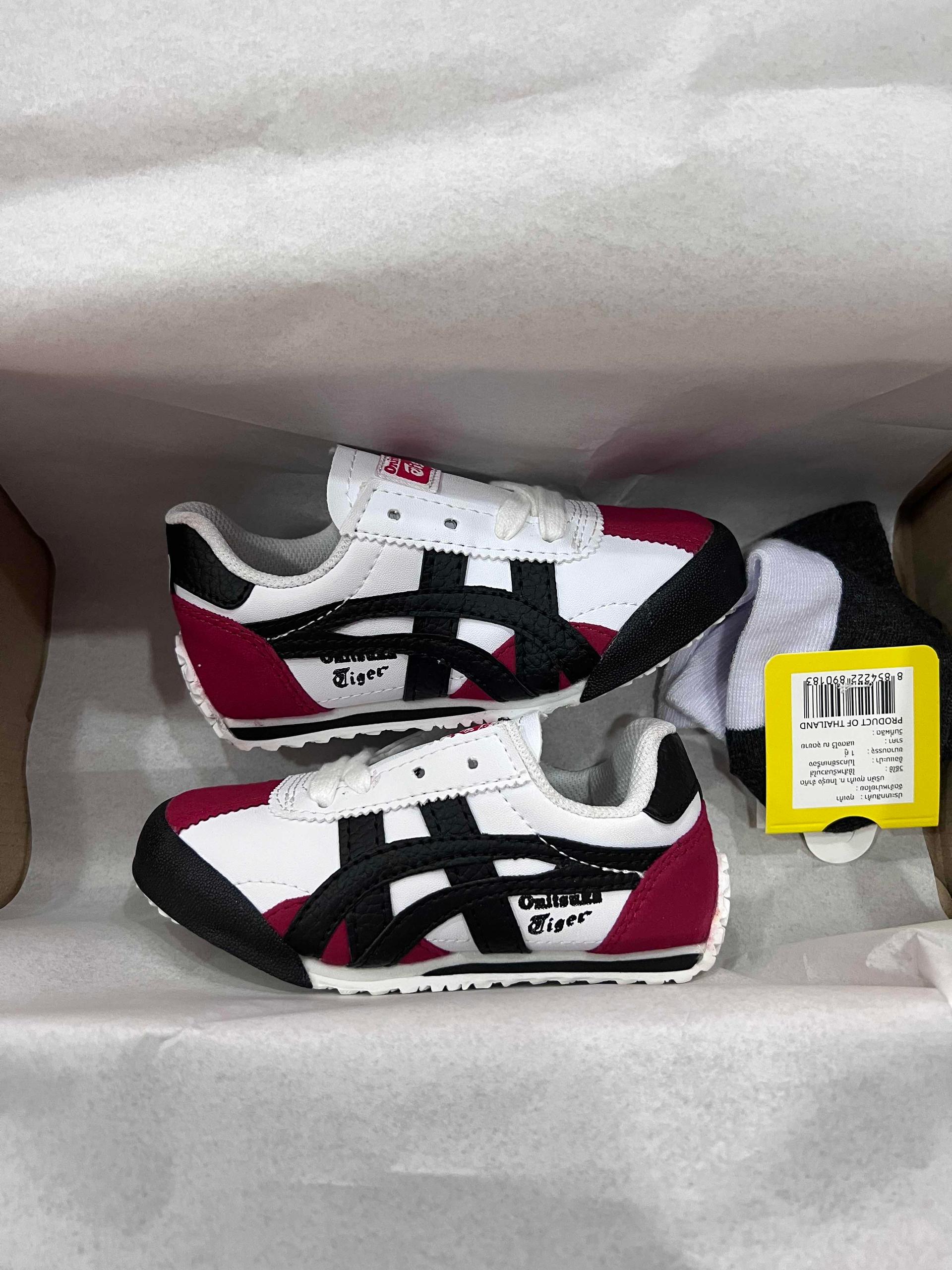 Onisuka Tiger White Black Red