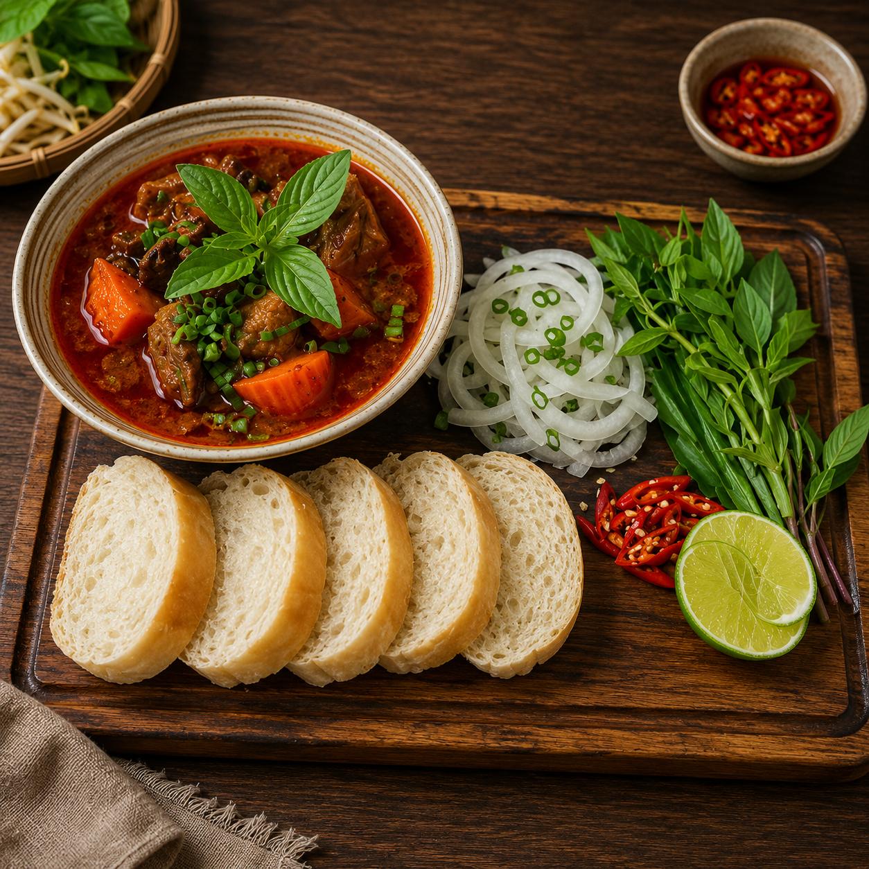 នំបុ័ងខគោ / Stewed Beef 