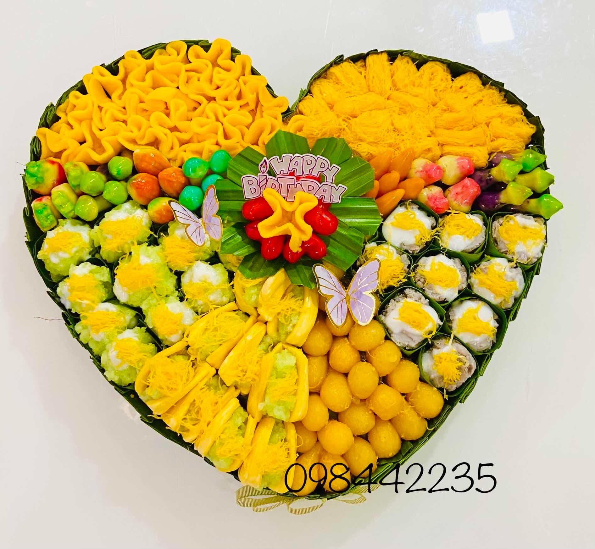 នំខេកខ្មែរ បេះដូង