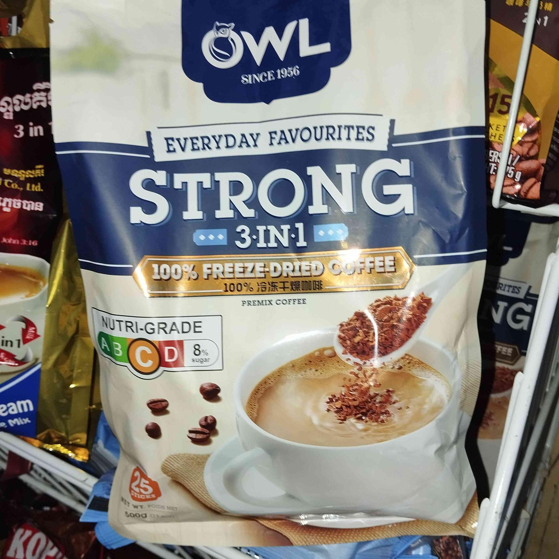 Owl white coffee strong 3in1