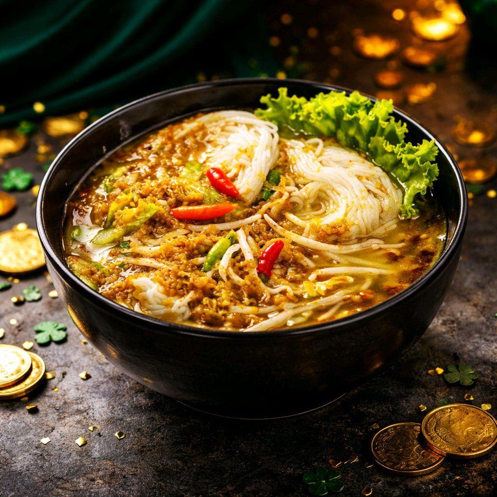 នុំបញ្ចុកសម្លរខ្មែរ / Khmer Noodle with Fish Soup