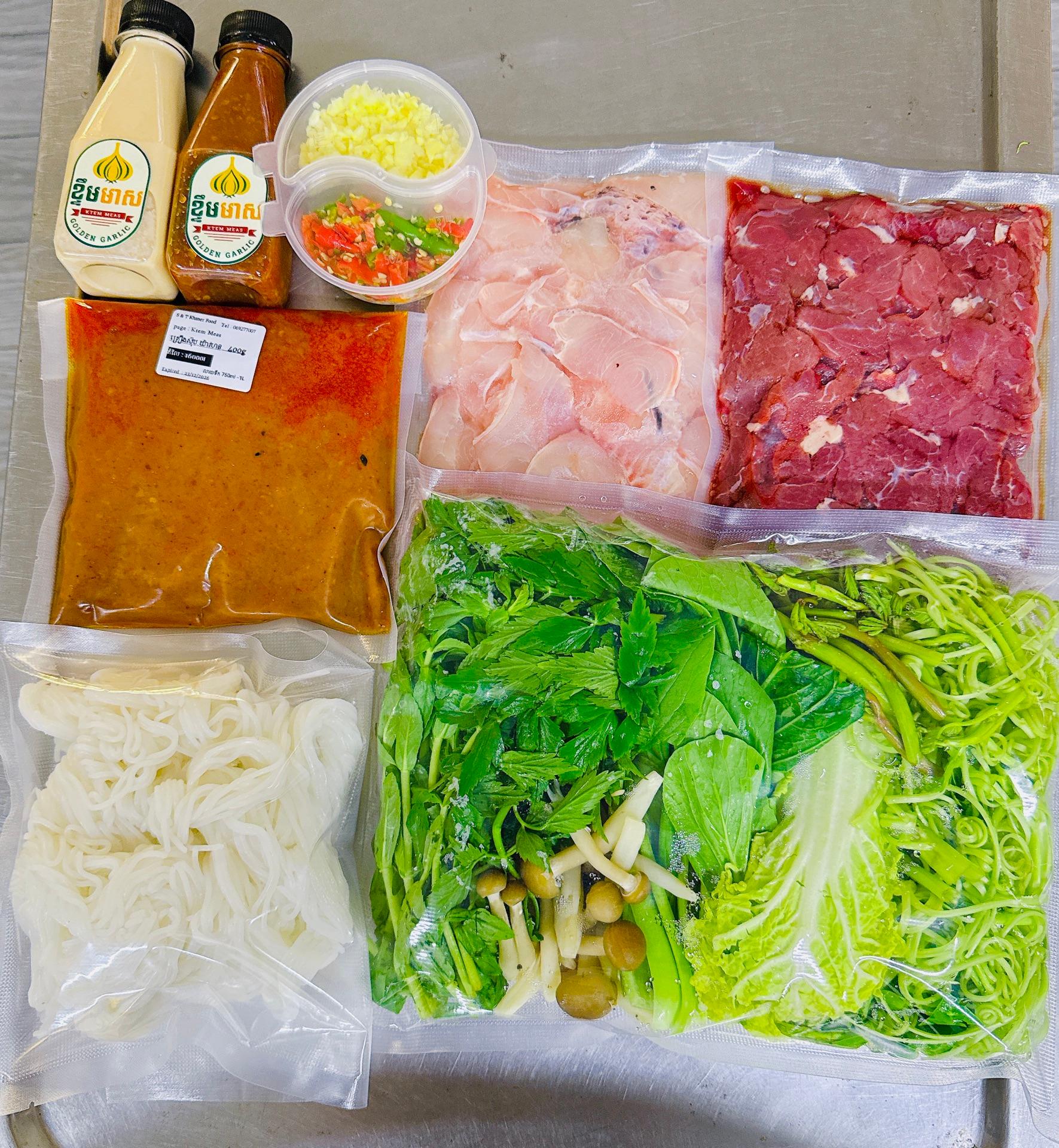 យ៉ាវហន​ ស៊ុបខ្មែរ ឈុតតូច(4-5នាក់ )