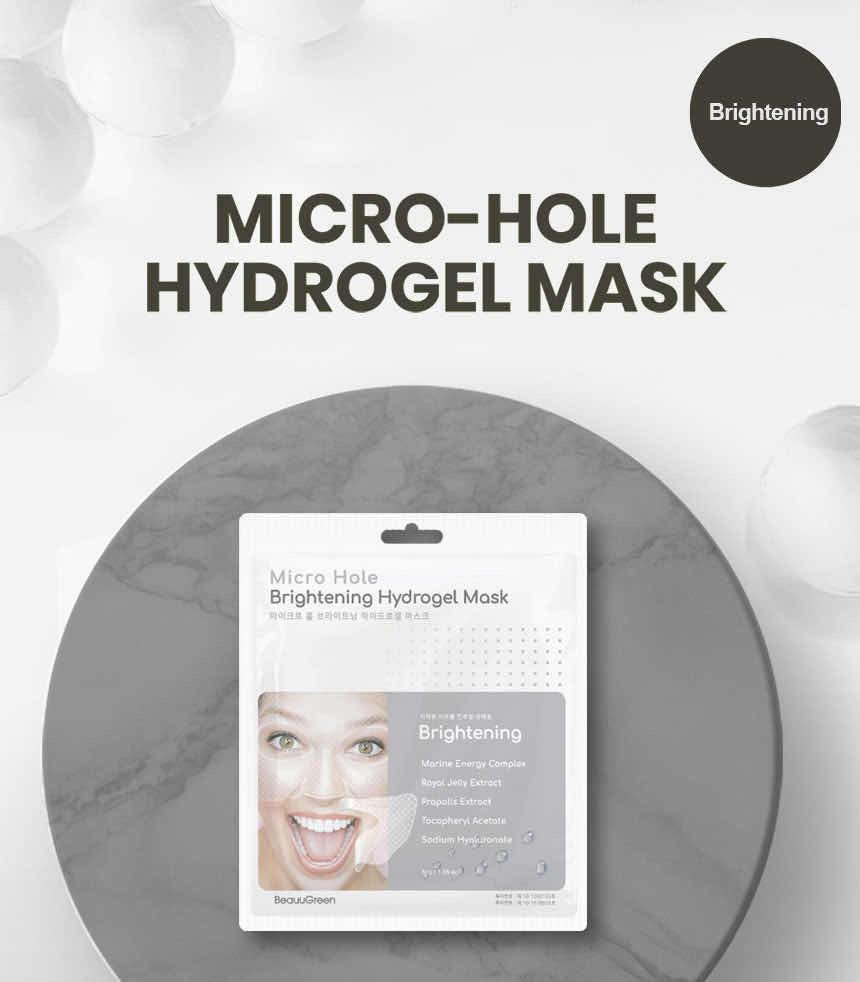 Micro Hole Brightening Hydrogel Mask