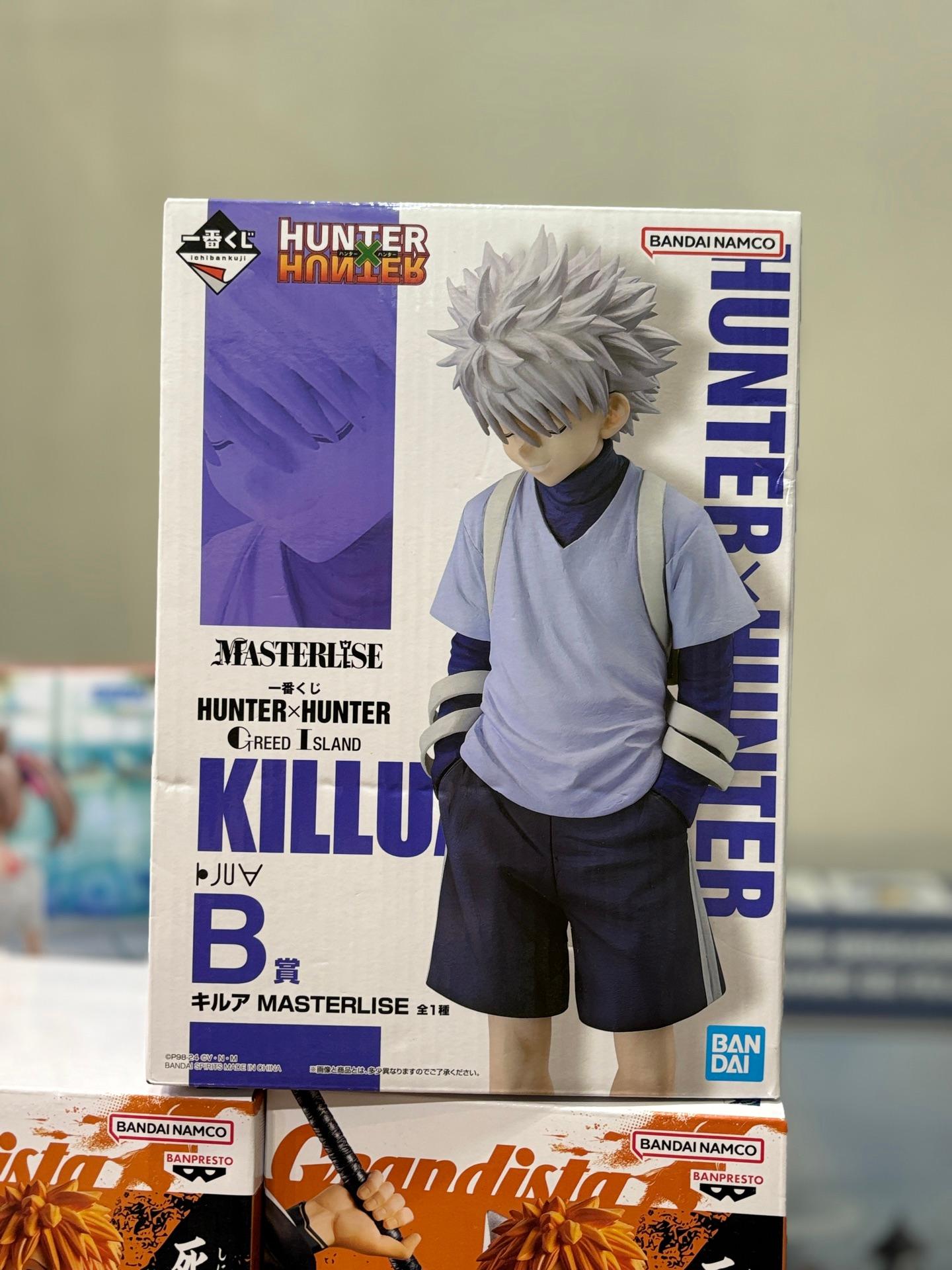 Bandai Spirits Ichiban Kuji Hunter x Hunter Greed Island B Prize Masterlise figure of Killua Zoldyck.