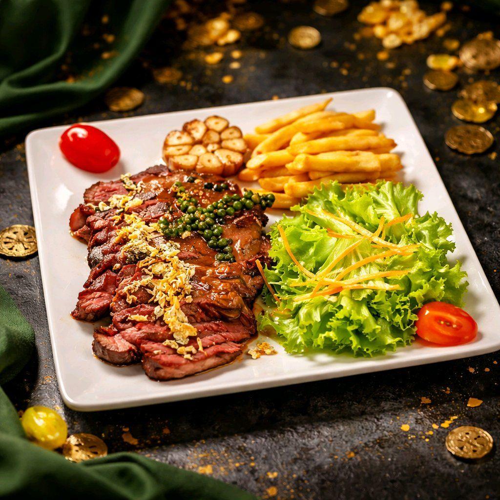 ស្តេកសាច់គោខ្មែរ / Khmer Steak Beef