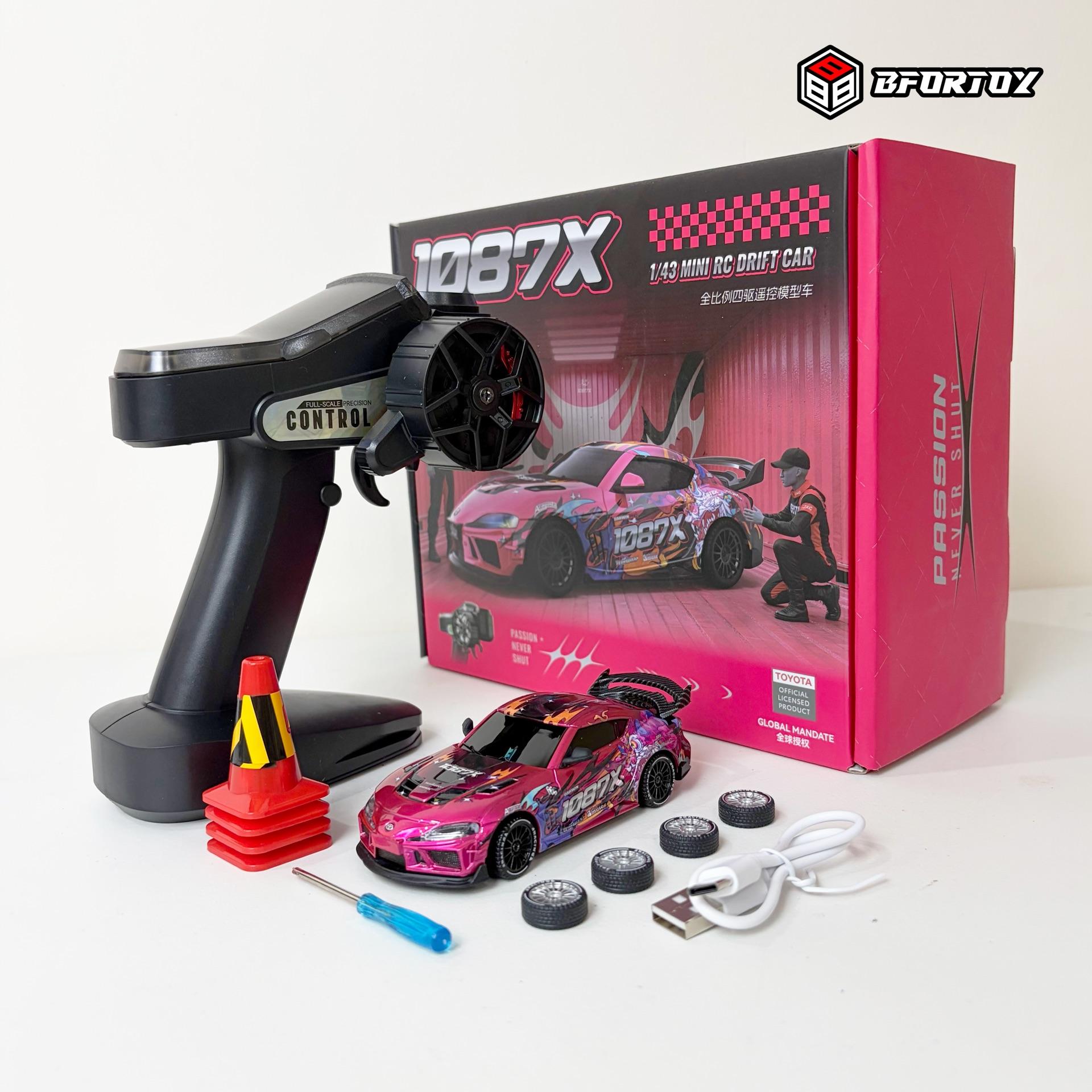 ឡានបញ្ចា Drift Rc ទំហំ 1/43 - Toyota Supra
