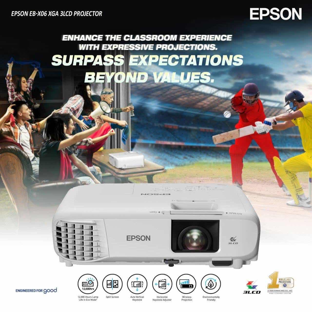 Epson EB-X06 Projector / 355$