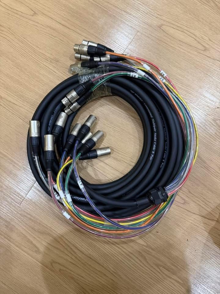 ខ្សែរស្នេកស្គរ XLR snack cable 15m