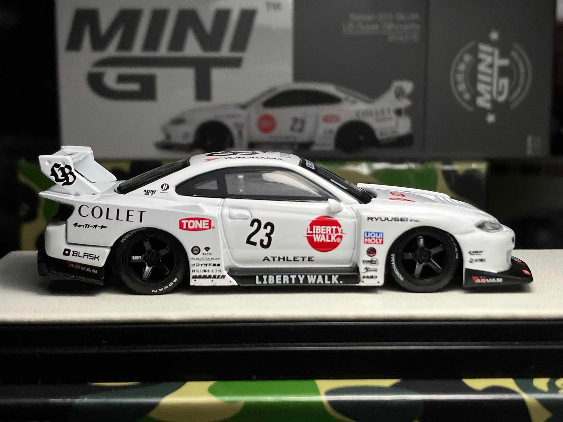 MINI GT🔺1054 Nissan S15 SILVIA LB-Super Silhouette (ATHLETE)