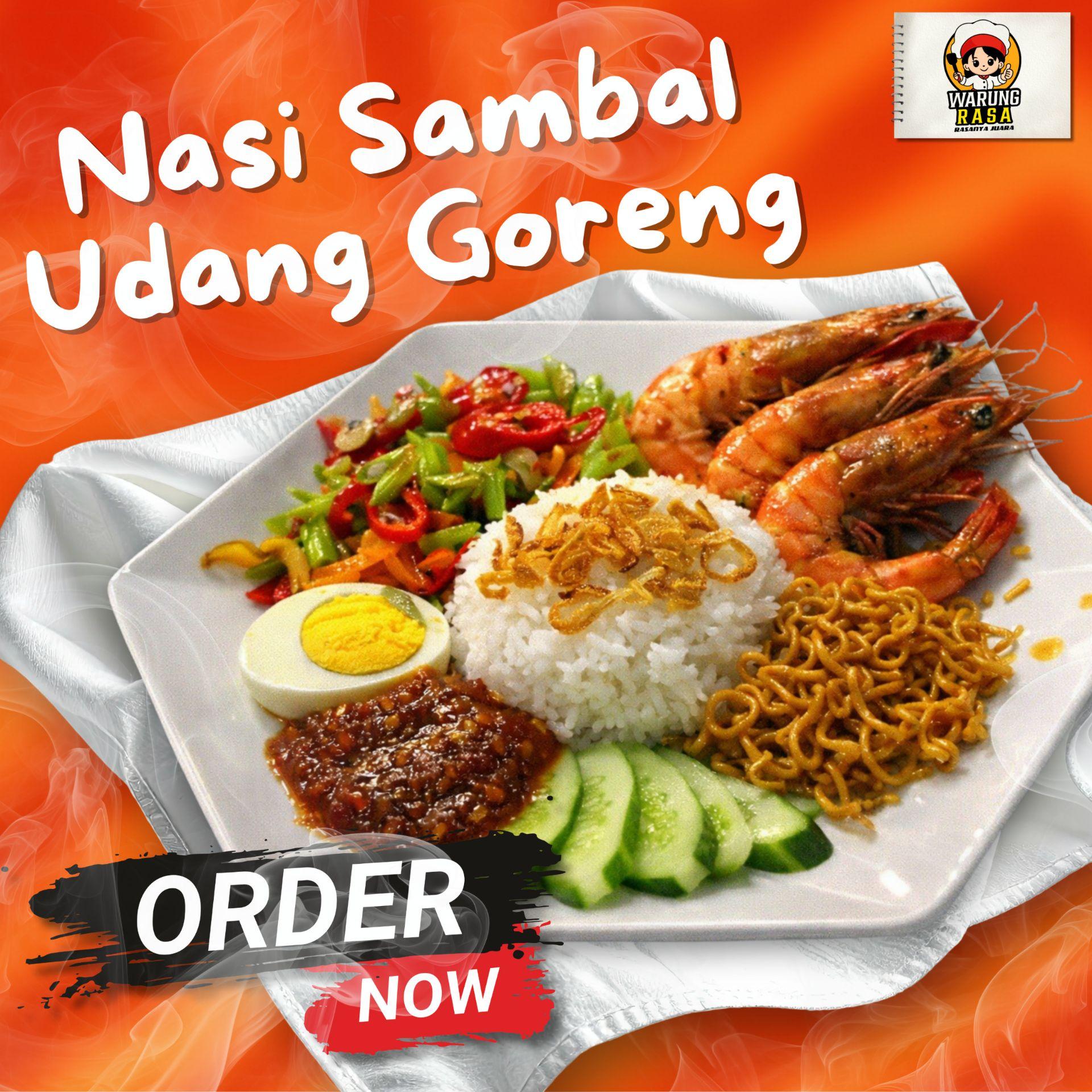Nasi Sambal Udang Goreng