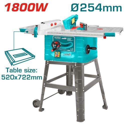 Table Saw 254mm 1800W