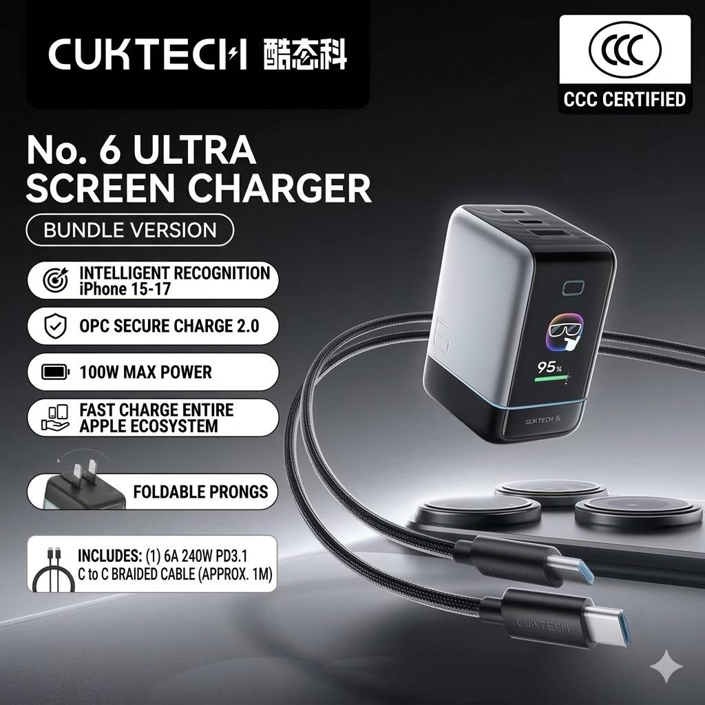 Cuktech 6ultra 100w