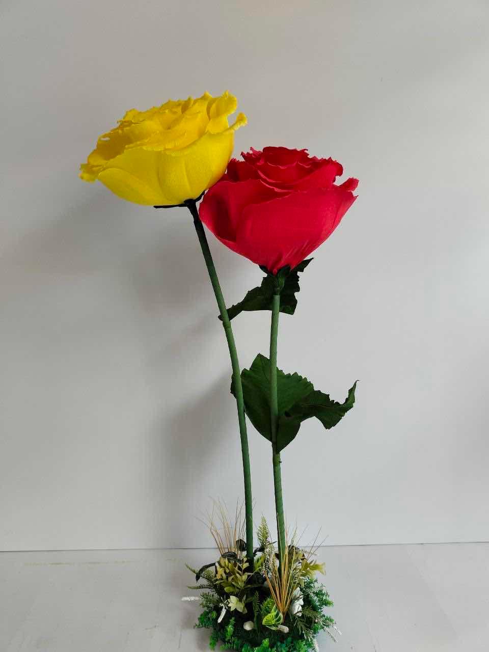 ឈុតផ្កាកុលាប2ទង ( 2pcs of Classic Rose