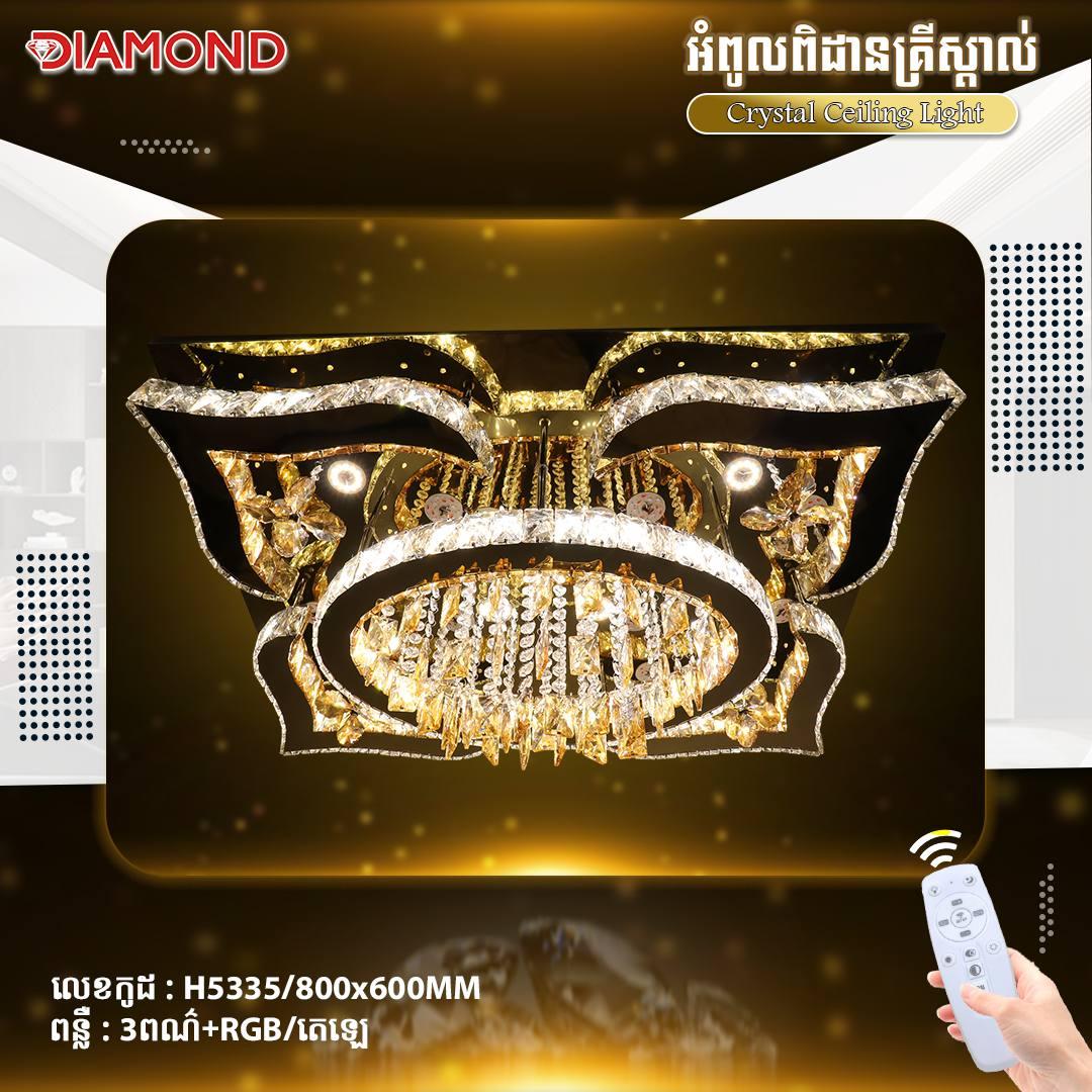 អំពូលគ្រិស្ដាល់ពិដានជ្រុង