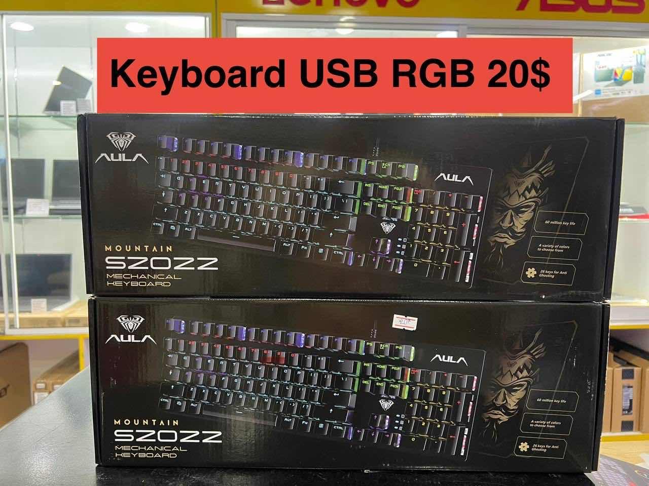 Mechanical Keyboard RGB USB 20$ 