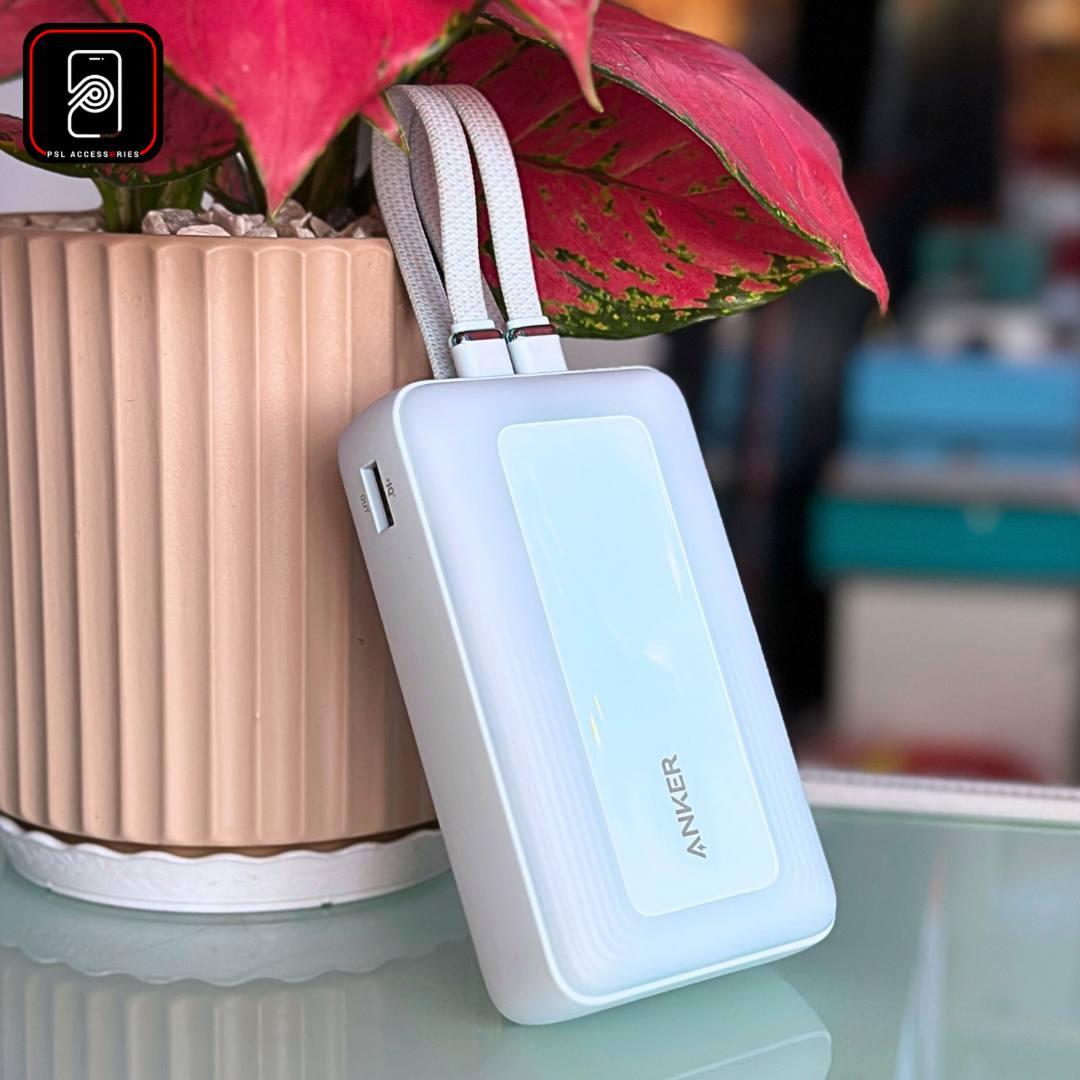 Anker Zolo Power Bank (20K, Built-In USB-C and Lightning Cable)