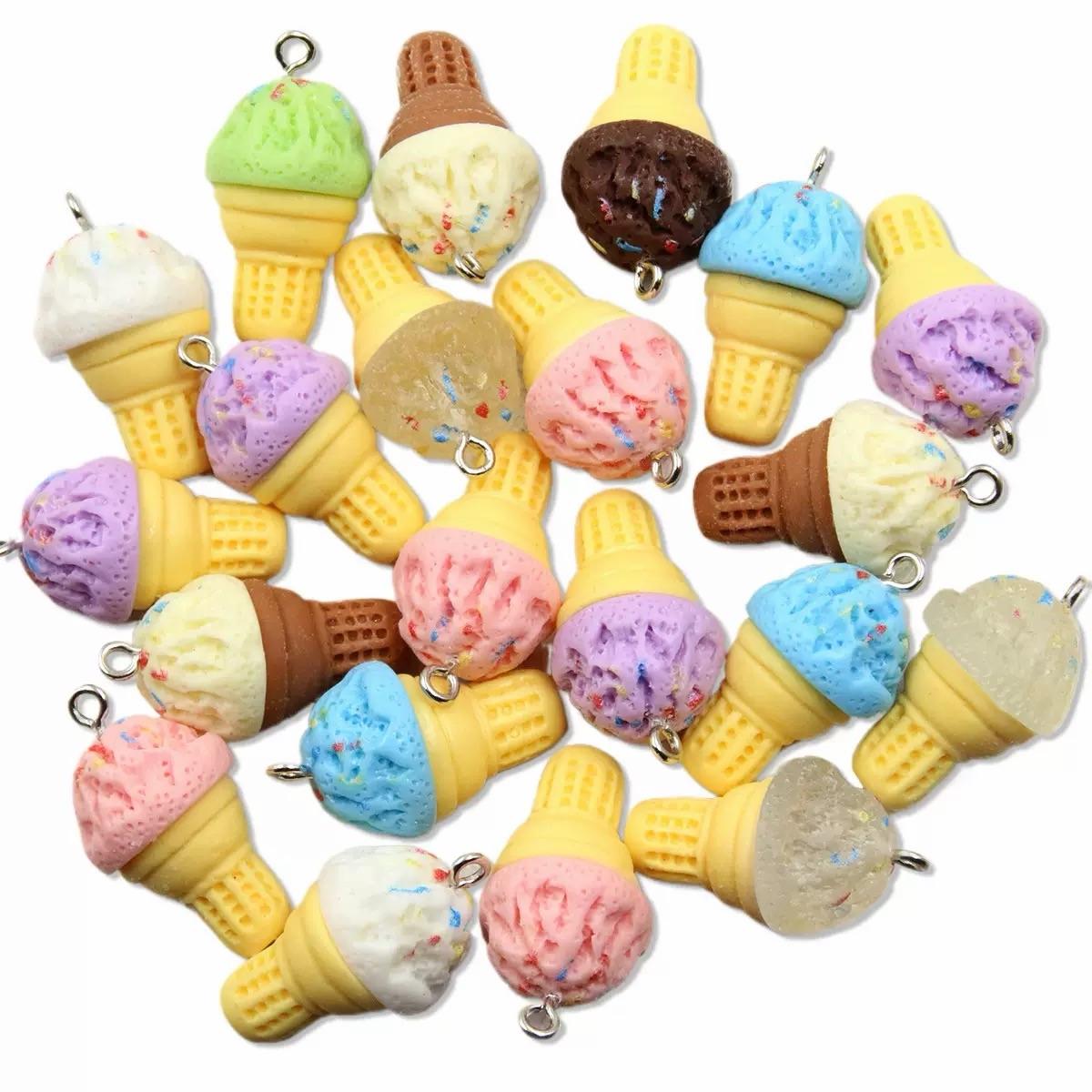 Icecream charm set