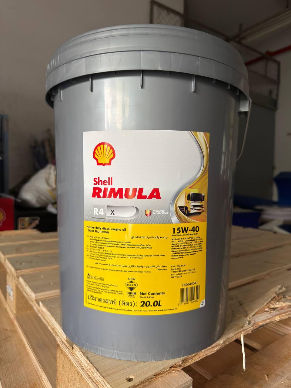 Shell Rimula R4 X 15W-40 (20L)