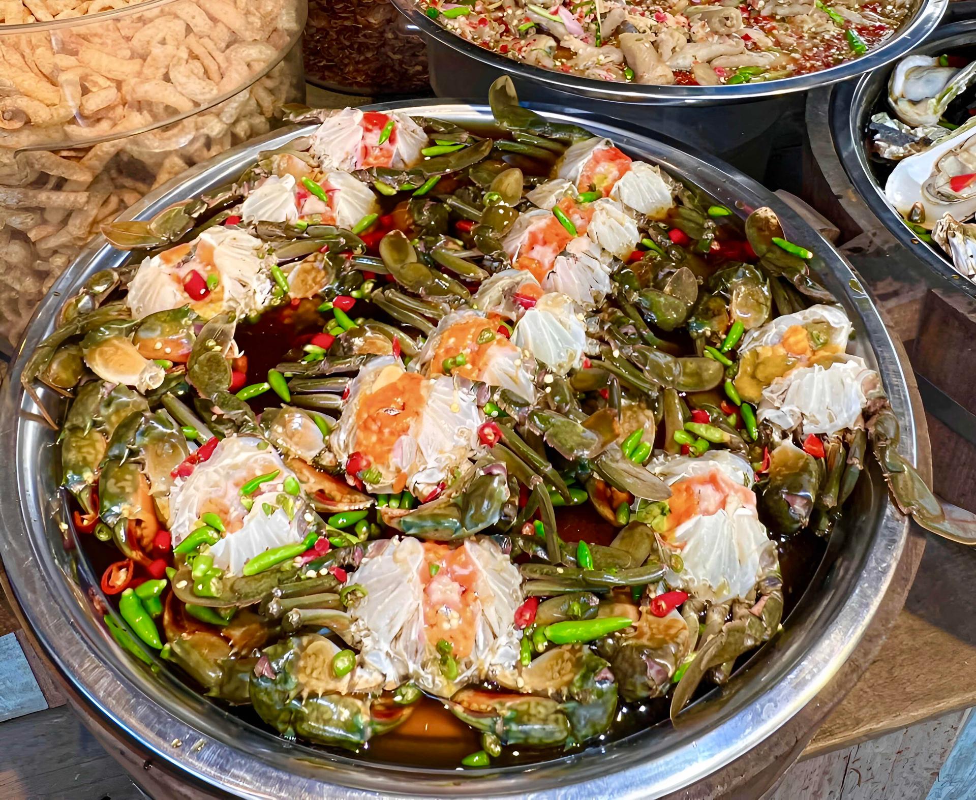 ក្តាមថ្មត្រាំទឹកសុីអុីវ