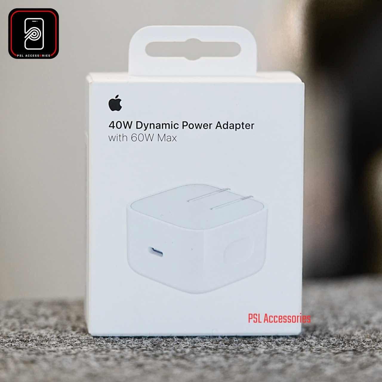 Original Apple 40W Dynamic Power Adapter with 60W Max