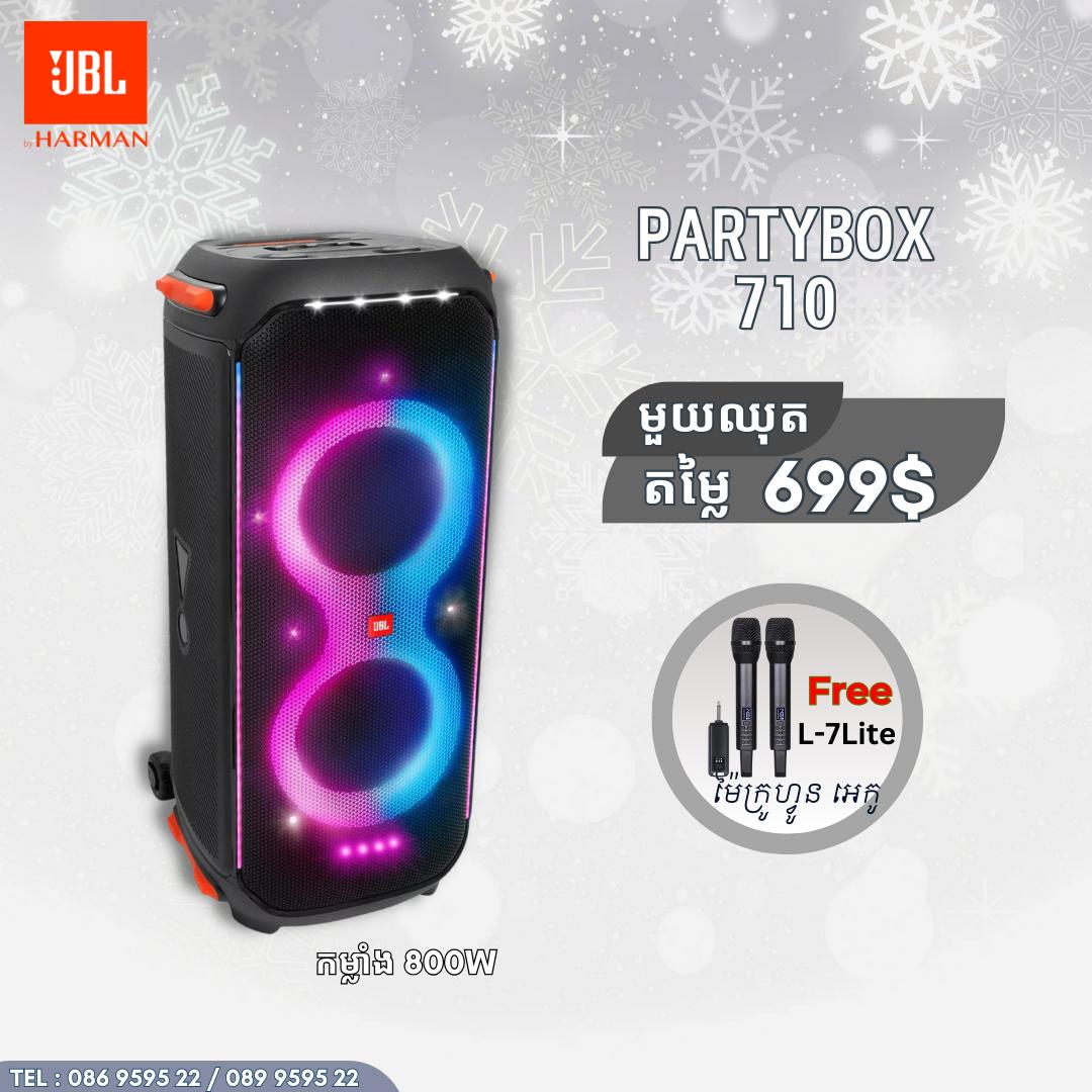 JBL Partybox710 Free Mic🎤🎤