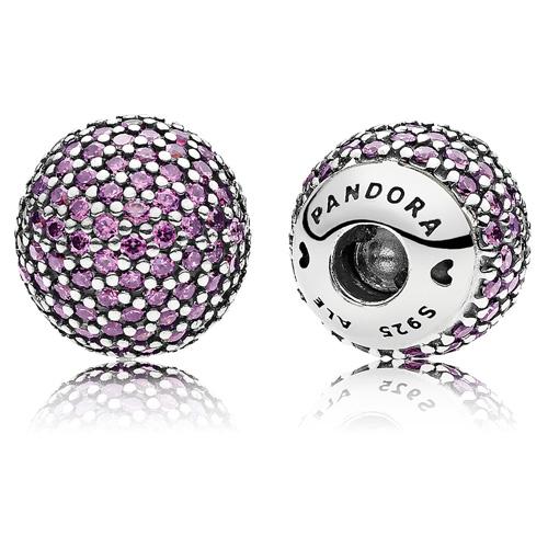 Purple Pave Open Bangle End Caps