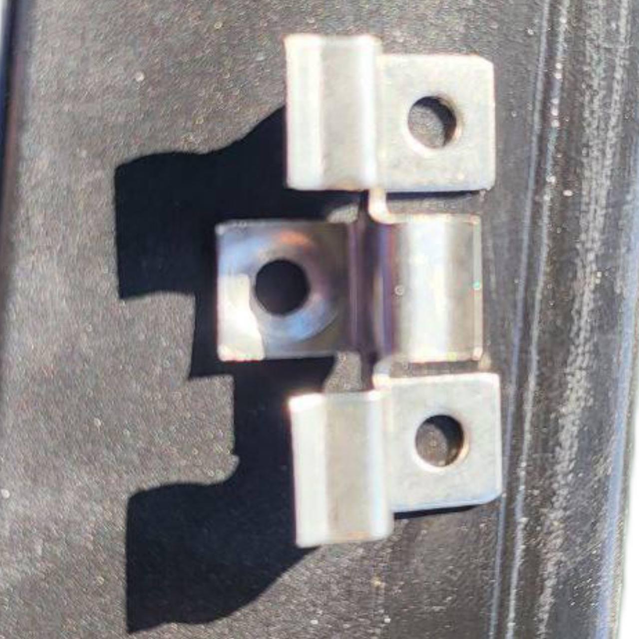 Steel clip for WPC Decking