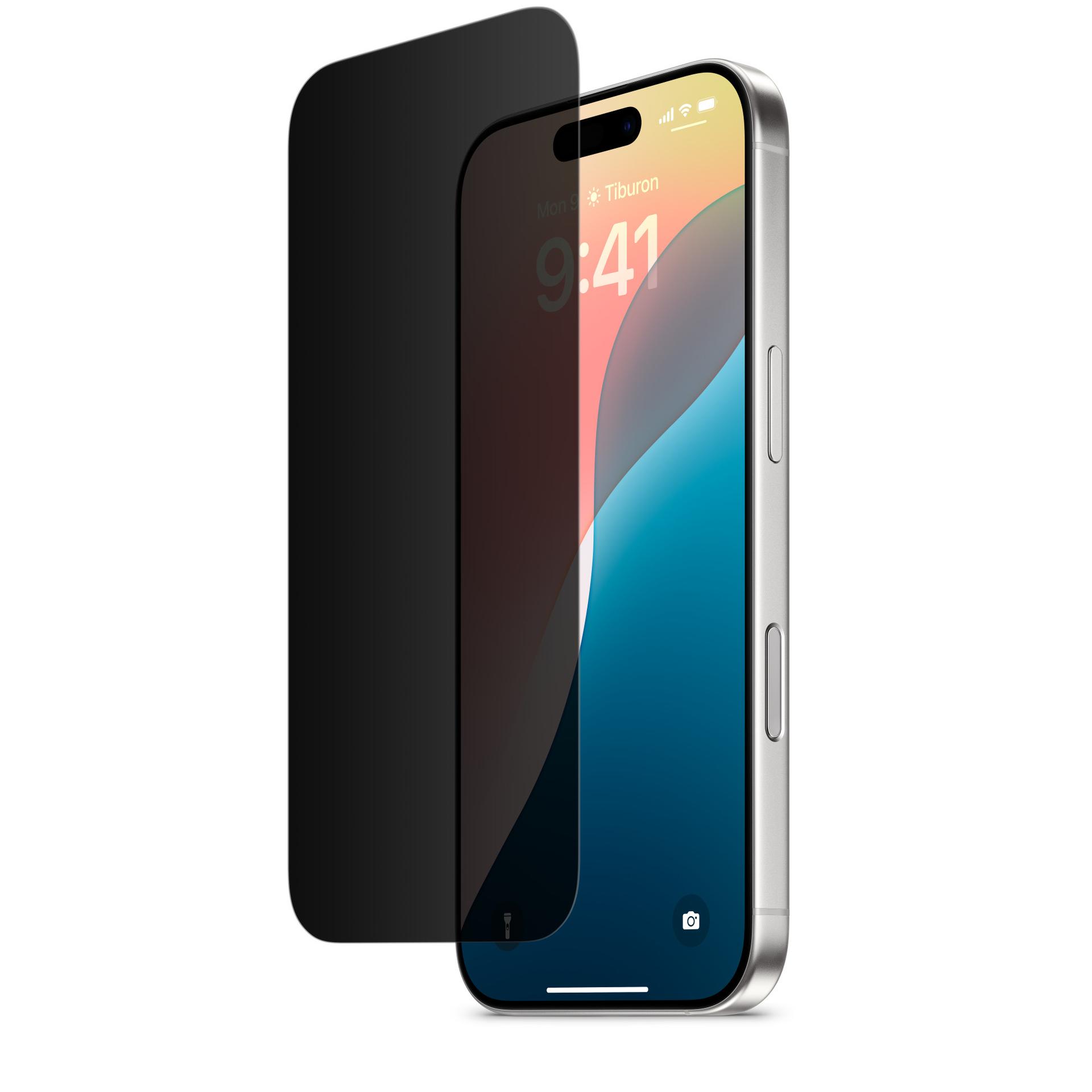 ស្គ្រីនដំរី iPhone Privacy Screen Protector (No Black Frame)