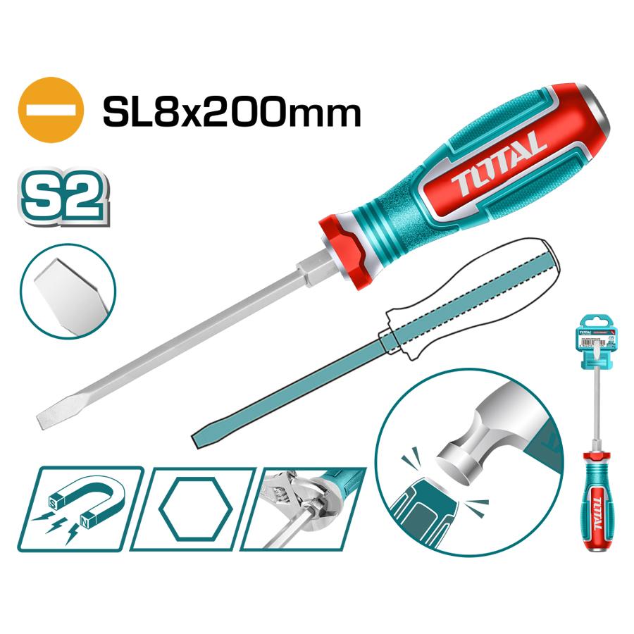 Slotted Go-Through Screwdriver