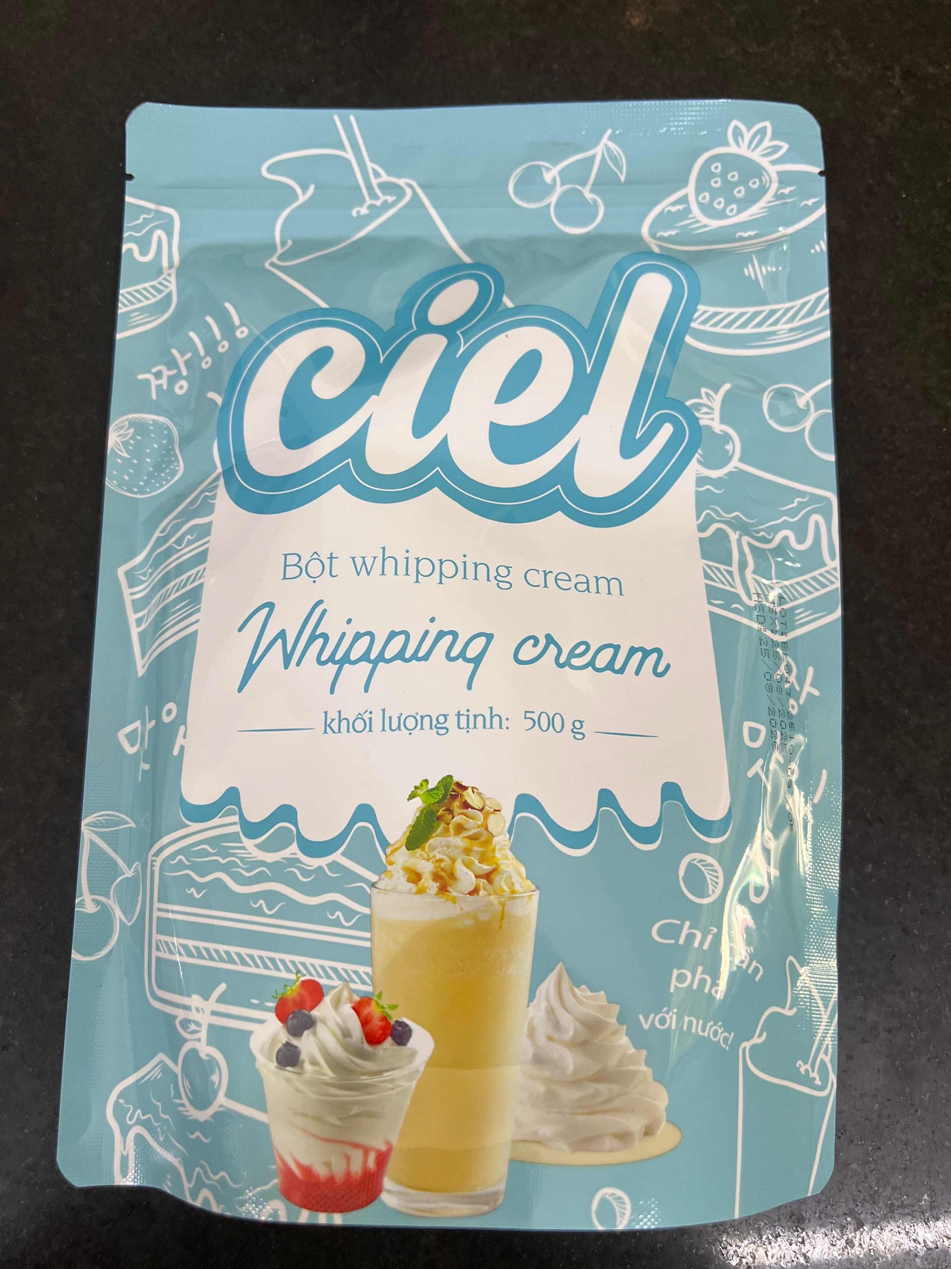 ម្សៅគ្រីប Ciel( whipping cream)