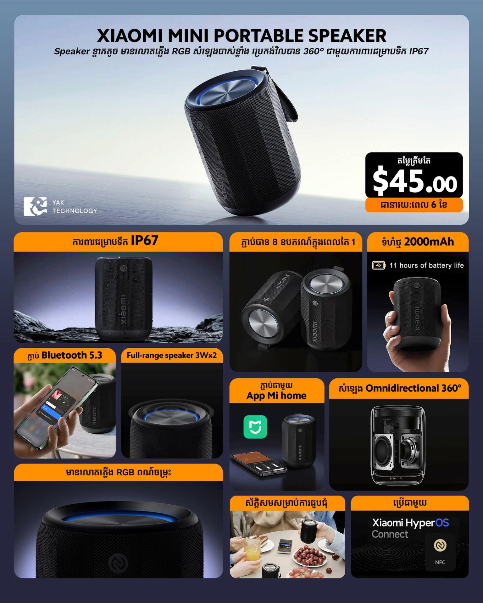 Xiaomi Mini Portable Speaker (NFC Version)