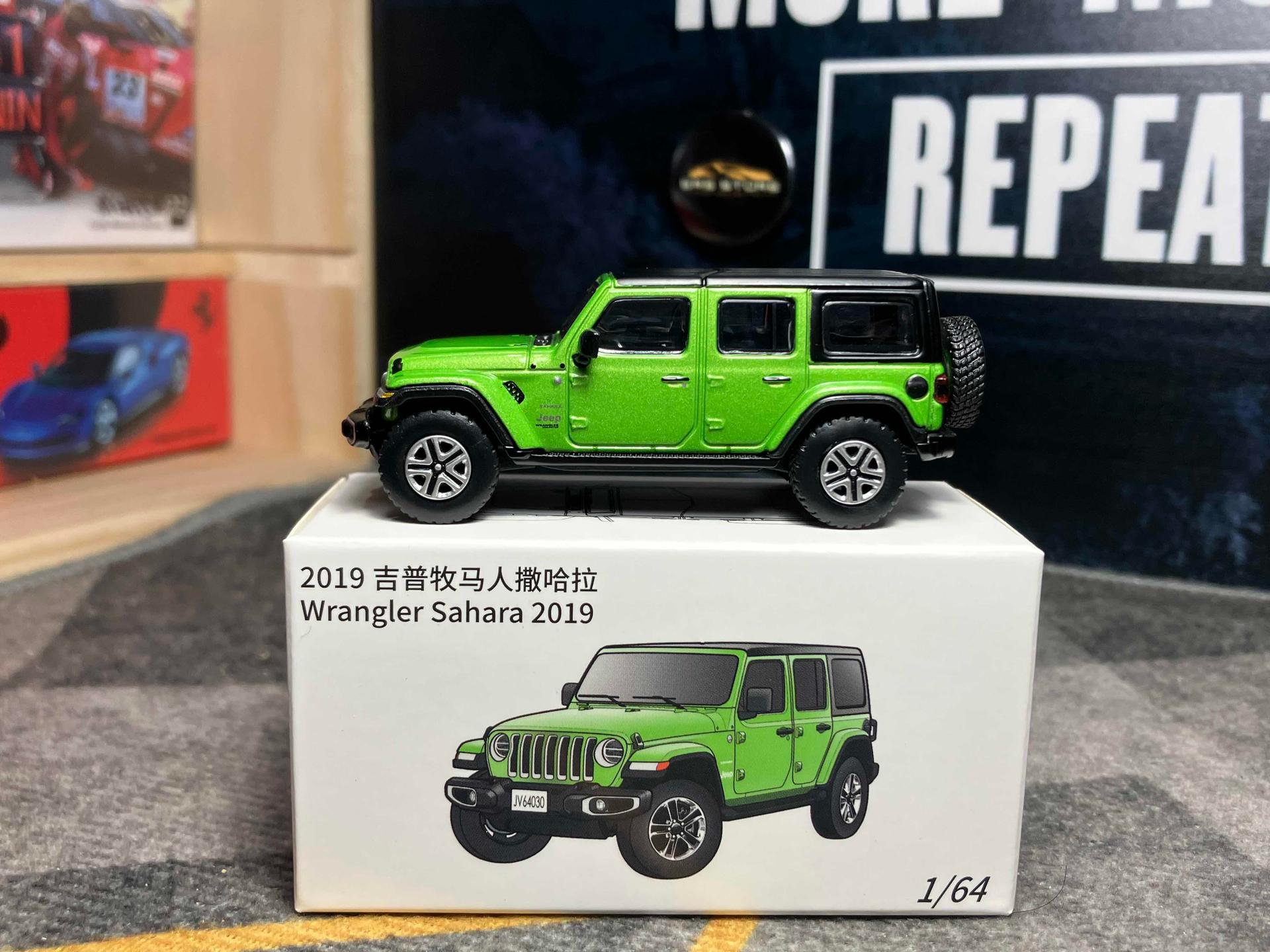 1/64 Jeep Wrangler Sahara 2019🟢