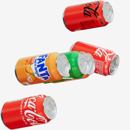Coca . ទឹកផ្លែឈេី . Sting . Fanta 