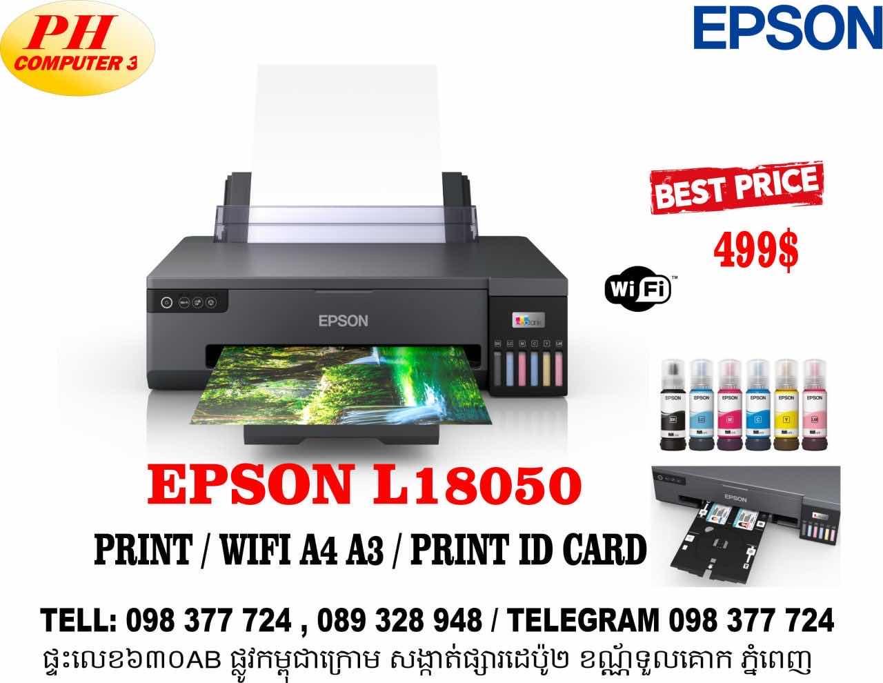 Epson L18050 /Print A3 A4 Wifi 6Color 489$