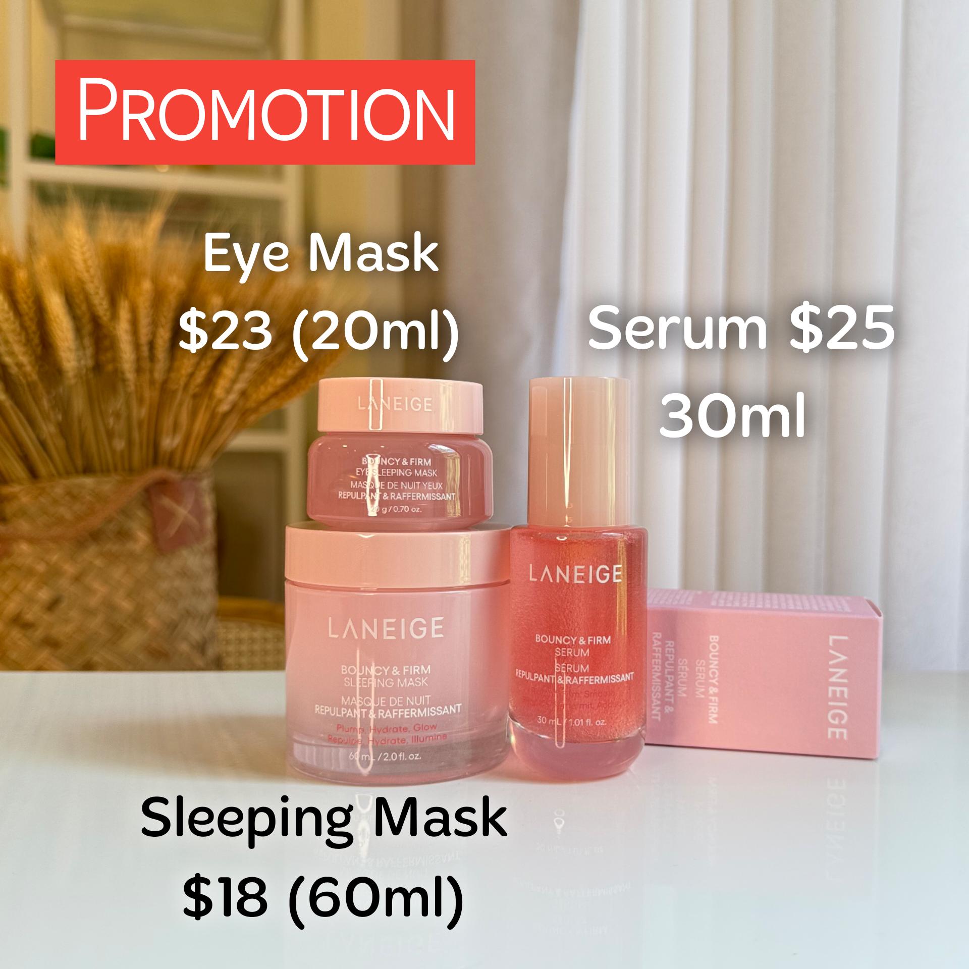 LANEIGE Eye Mask, Sleeping Mask, Serum