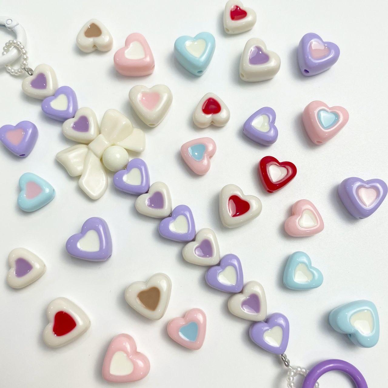 Colorful cartoon heart